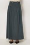Button-Detail Linen Skirt 60776