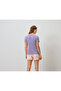Women's Shorts Pajamas, Jersey, Lilac - 2