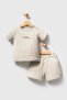 100% Organic Cotton Cute Cars Jacquard Fabric Baby Boy Summer Set