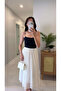 Dowe Navy Blue Basic Strap Tank Top - 2