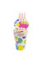 Happy Birthday Party Supplies Set, Colourful Polka Dot Theme, Includes Paper Plates, Cups, Straws Party Hat and Novelty Glasses - 2