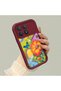 Poco F8 Pro 5g Compatible Case Camera Protector Claret Red Silicone Couple Phone Case Butterfly Pattern - 3
