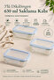 Set of 3 630 ml Glass Storage Containers with Leak-Proof Lids