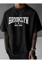 Brooklyn new york Printed premium Oversized tee