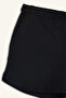 T5639Azbk27 Black Regular Fit Elastic Waist Black Short Swim Shorts - 8