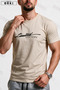 Limited Edition Printed Cotton Fabric Unisex T-Shirt-Grey Shorts Set - 3