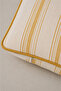 Olea Yellow Striped 2-Piece Throw Pillow Cover - 5