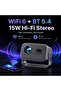 جهاز عرض ذكي صغير يدعم تقنيات 1080P و4K، مع تقنيات Wi-Fi 6 وبلوتوث 5.4، سطوع 12000 ANSI، تركيز تلقائي، وتجنب تلقائي للعوائق للاستخدام الخارجي، متوافق مع iPhone. - 6