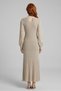 Women's Viscose Knitwear Long Sleeve Maxi Dress - 4