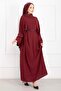 Ceyda Tesettür Abaya Burgundy