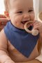 Set of 3 Polka Dot Baby Bandana Drool Bibs with Snap Fasteners, Newborn Neck Collar Bibs and Baby Feeding Bibs - 4