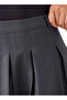 A LINE SKIRT WITH CONTRAST HEM - 4