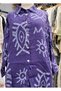 Women's Fish Patterned Bohemian Linen Shirt and Trousers Two-Piece Set - 6