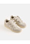Women Ivory Three Strap Low Top Sneakers - 2