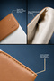 Cleanfit 13-14 Inch Silicone-Suede Laptop Bag Waterproof MacBook Case iPad Tablet Handbag - 4
