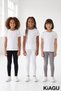Girls' 3-Pack Plain & Cotton Leggings Set - Casual Long Leggings - 3