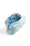 Midi Size Suede Daisy Daily Makeup and Cosmetic Bag - 2
