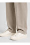 Men's Mink Relax Fit Lace-Up Baggy Pants - 4