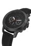 Leather Cord Roman Numeral Classic Men's Wristwatch Black Color Pl-7084E5X