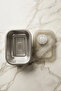 2-Piece Stainless Steel Vacuum Storage Container, Oven and Cake Container for Breakfast 500 ml - 3