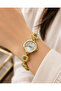 Minimal Women's Wristwatch Gold Color Case Elegant Design Daily Use - 3