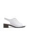 Genuine Leather Women's Daily Heeled Sandals Dd4013