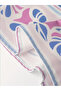 Fashionable Floral Print Front-opening Abaya Two-piece Set Including Headscarf - 7