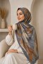 Premium Cotton Shawl with Pattern |   Soft Textured |   Daily and Special Occasion - Mink Gray Color - 2