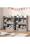 Toy Storage Cabinet, 5-Cube Kids' Bookshelf and Storage Unit, Multi-Shelf Organizer for Books and Toys - 3
