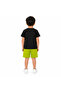 Boys' Summer Astronaut Patterned T-Shirt and Shorts Set - 2