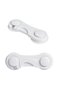 4 Pieces Baby Safety Cabinet Lock with Double-Sided Tape, Easy to Install Safety Set, New Generation - 5