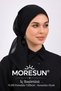 Inner Hijab 100% Cotton - with Embroidered Edges 90X90 cm Women's Hijab for Writing