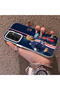 Samsung Galaxy A26 Compatible Silicone Edge Hard Back Case Couple Phone Case with Mbappé Pattern - 2