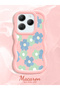Infinix Hot 40 Pro Compatible Case Camera Protective Pink Silicone Couple Phone Case Floral Pattern - 2
