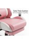 Gaming Chair, Gaming Chair for Adults Computer Chair with Footrest, Heavy Duty 400 lbs Headrest, Height and Backrest Adjustable pink color - 4