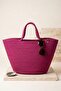 Handmade Short Handle Rope Knitted Women's Bag - Suitable for Daily & Beach Use