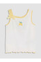 Trendlucky U-Neck Bowknot Embroidered Girls' Undershirt with a Difference