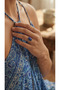 Lapis Lazuli Natural Stone Alloy Single Stone Ring