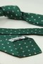Green Polka Dot Pattern Italian Silk Tie Ik2512 - 8