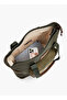 Suede Tote Bag with Zip Closure - 7