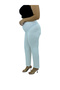 Plus Size Elastic Waist Lycra Tubular Leg Slim Viscose Women's Tights - 6