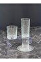 24 Piece Luxury Glass Cup Set - Tea Set for 6 People + Soft Drink & Water Glass Dowry Set - 5