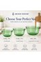 2.4L Mixing Bowl Transparent Glass Bowl for Everyday Mixing, Batter, Salads, Food Prep & Serving, Microwave, Oven, Freezer Safe, Made in USA (Fern Green, 2.5QT / 2.4L) - 6