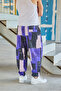 Men's Pleated Loose Shalwar Trousers with Elastic Waist and Cuffs - 5