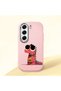 Pink Silicone Case with Shock-Absorbing Camera Protections Compatible with Tecno Camon 40 (Cm5)