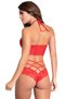 Women's White Underwear Set with Piping Detail - 2