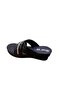 Women's Wedge Heel Patent Leather Stone Slippers - 3