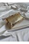 Venom Model Wedding Engagement Evening Dress Bag Gold - 2