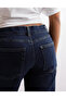 Navy Blue Low Waist Wide Leg Jeans - 6