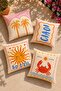 Ciao Soleil Patterned 4-Piece Throw Pillow Cover Set - 2
